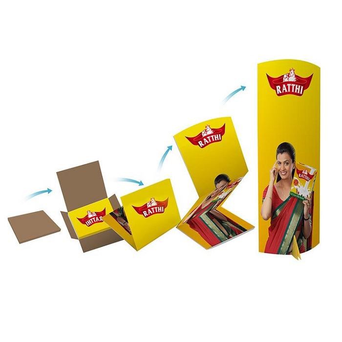 Affichage d'affiche debout libre